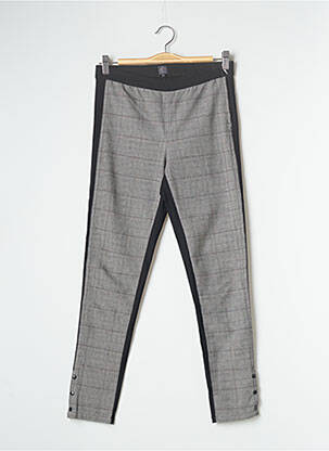 Pantalon slim gris LITTLE MISS BY CAPTAIN TORTUE pour femme
