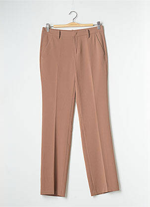 Pantalon chino taille normale taille normale marron BENETTON femme
