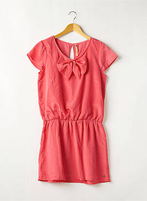 Robe courte manches courtes manches courtes rose BONOBO femme
