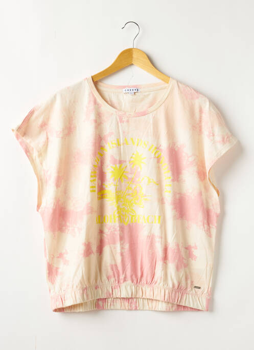 T-shirt rose CREEKS pour femme