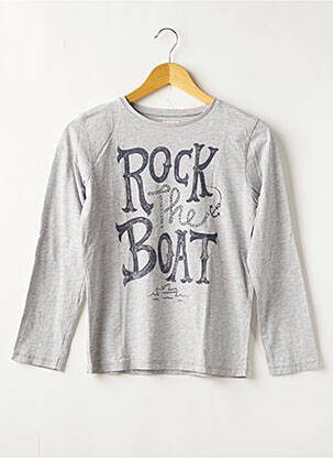 T-shirt gris SANS MARQUE pour garçon