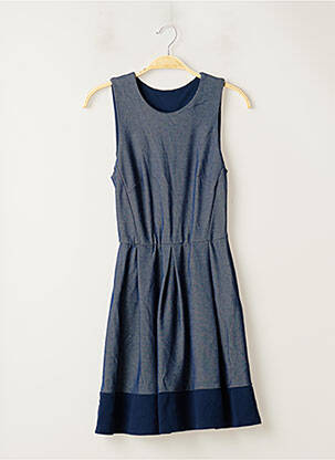 Robe mi-longue sans manche sans manche bleu SANS MARQUE femme
