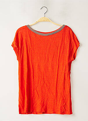 Top stretch manches courtes orange SUD EXPRESS femme