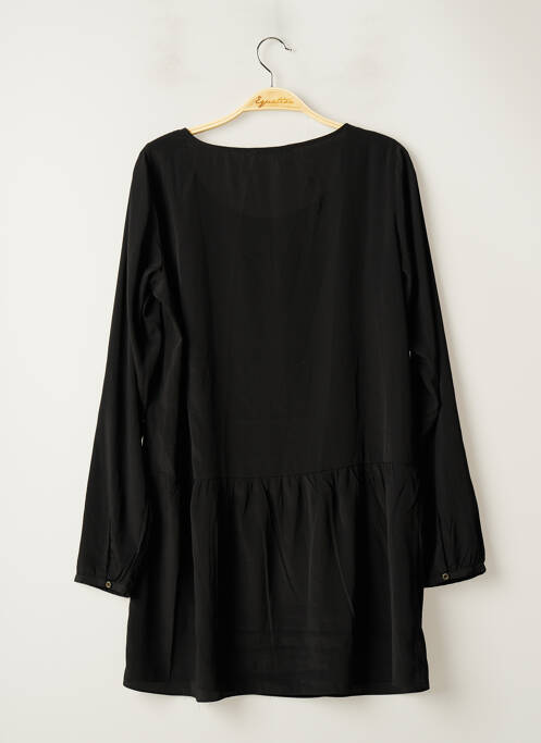 Robe courte manches longues manches longues noir DDP femme