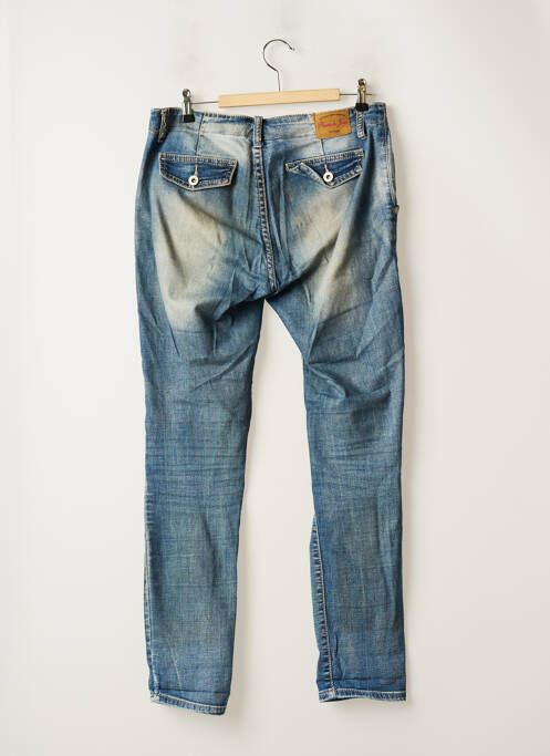 Jeans coupe slim bleu PLACE DU JOUR pour homme