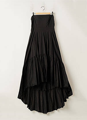 Robe mi-longue sans manche sans manche noir BRIGITTE BARDOT femme