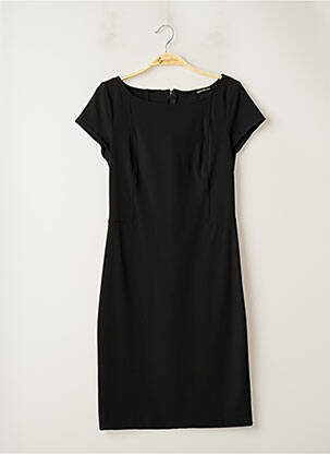Robe mi-longue fermeture zippée au dos manches courtes noir PENNYBLACK femme
