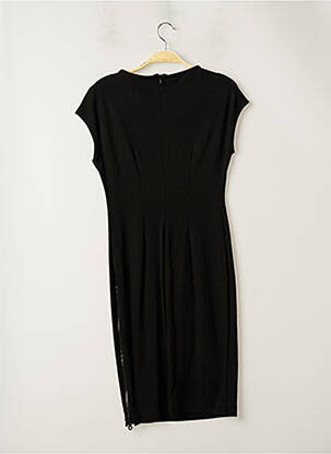 Robe mi-longue fermeture zippée au dos manches courtes noir PENNYBLACK femme
