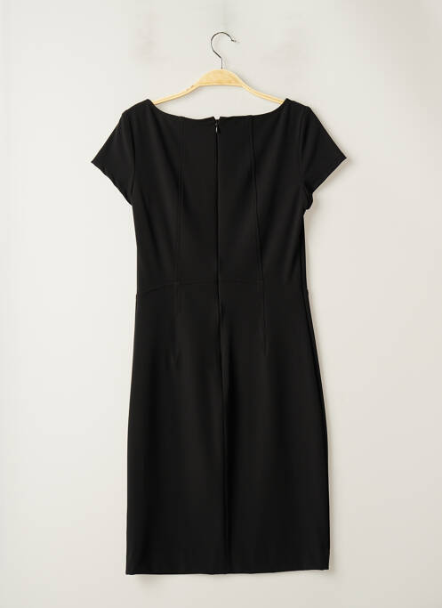 Robe mi-longue fermeture zippée au dos manches courtes noir PENNYBLACK femme