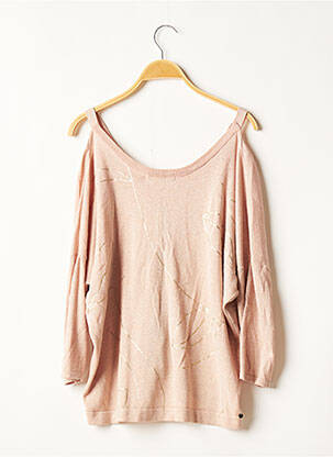 Gilet manches longues manches 3/4 rose TREND BY CAPTAIN TORTUE femme