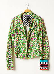 Blazer coupe cintrée vert PIANURASTUDIO femme