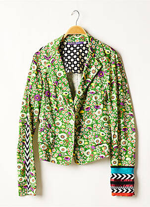 Blazer coupe cintrée vert PIANURASTUDIO femme