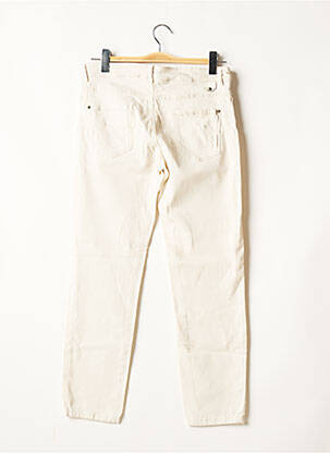 Jeans coupe slim slim taille basse beige IKKS femme