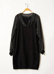 Robe mi-longue noir TREND BY CAPTAIN TORTUE pour femme seconde vue