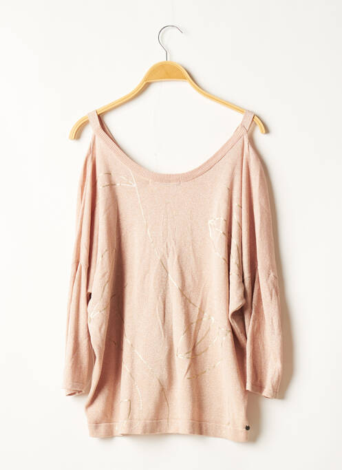 Gilet manches longues manches 3/4 rose TREND BY CAPTAIN TORTUE femme