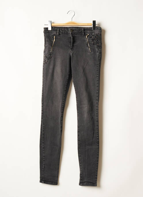 Jeans coupe slim noir ONE STEP pour femme