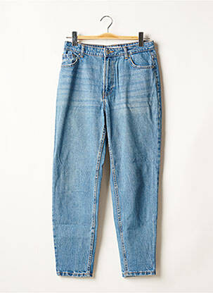 Jean coupe Mom bleu BERSHKA pour femme
