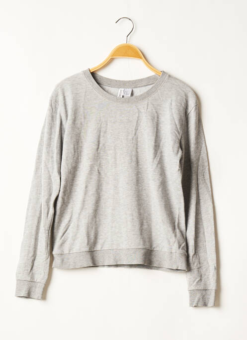 Sweat-shirt gris DIVIDED H&M pour femme