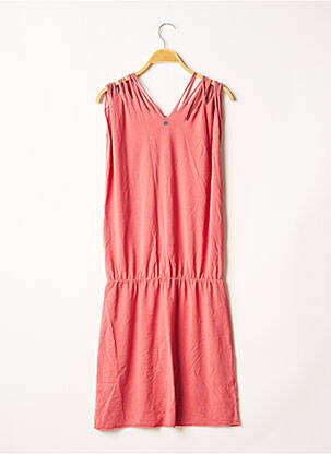Robe mi-longue sans manche sans manche rouge COP COPINE femme