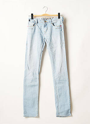 Jeans coupe slim slim taille basse bleu GUESS femme