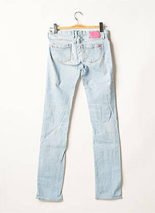 Jeans coupe slim slim taille basse bleu GUESS femme