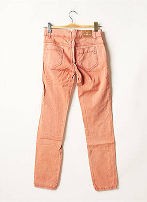 Pantalon slim taille basse taille basse orange PLEASE femme