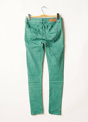 Pantalon slim taille basse taille basse vert LES P'TITES BOMBES femme