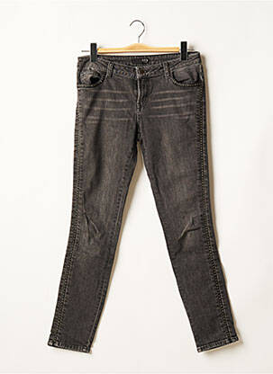 Jeans coupe slim slim taille basse gris NVY DENIM femme