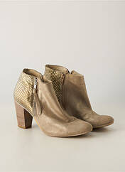 Bottines/Boots beige KHRIO pour femme seconde vue