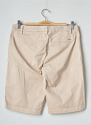 Bermuda tissage popeline taille normale beige KOCCA femme
