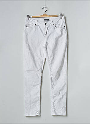 Pantalon slim blanc MONOPRIX pour femme