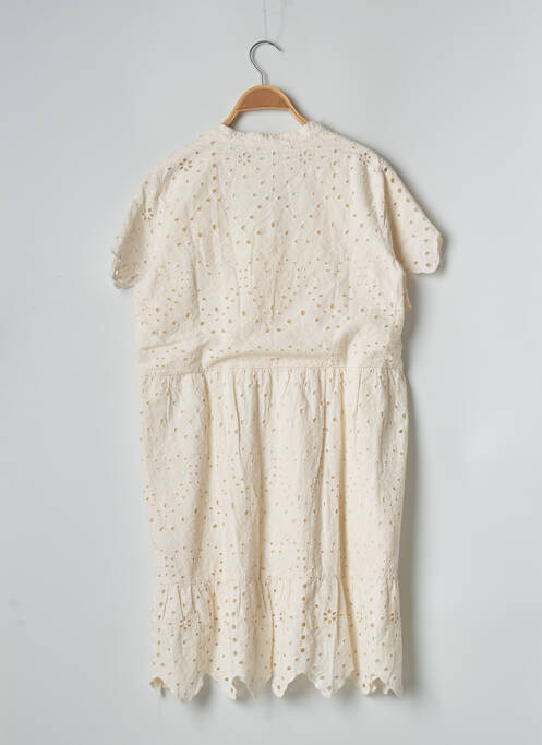 Robe courte beige VERO MODA pour femme