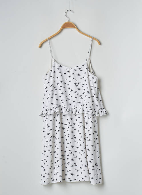 Robe mi-longue blanc ETAM pour femme