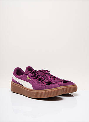 Puma suede platform femme pas cher on sale