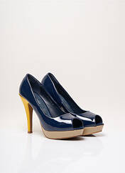 Sandales/Nu pieds bleu MOOW pour femme seconde vue