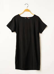 Robe courte fermeture zippée au dos manches courtes noir VERO MODA femme