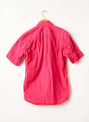 Chemise manches courtes coupe cintrée rose TORRENTE homme