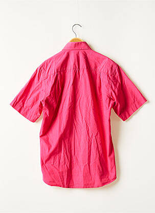 Chemise manches courtes coupe cintrée rose TORRENTE homme