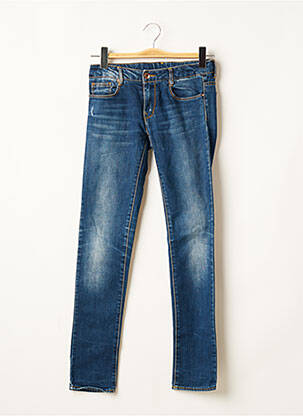 Jeans coupe slim bleu ZARA pour fille
