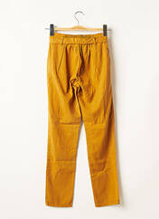 Pantalon droit jaune OKAÏDI pour fille seconde vue