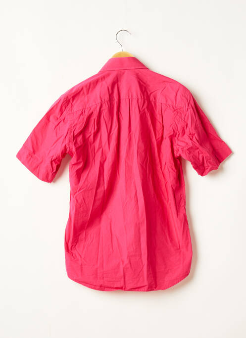 Chemise manches courtes coupe cintrée rose TORRENTE homme