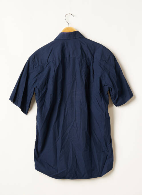 Chemise manches courtes coupe cintrée bleu TORRENTE homme