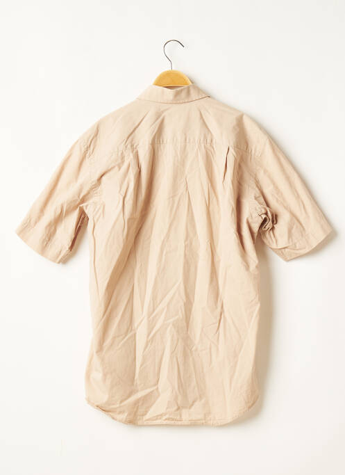 Chemise manches courtes beige TORRENTE pour homme