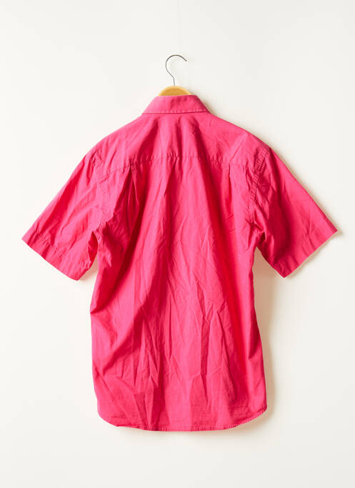 Chemise manches courtes rose TORRENTE pour homme