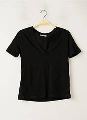 T-shirt noir ZARA pour femme seconde vue