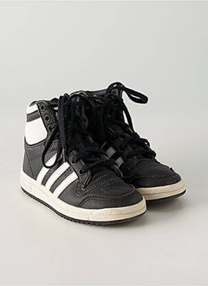 Baskets  bout rond noir ADIDAS garçon