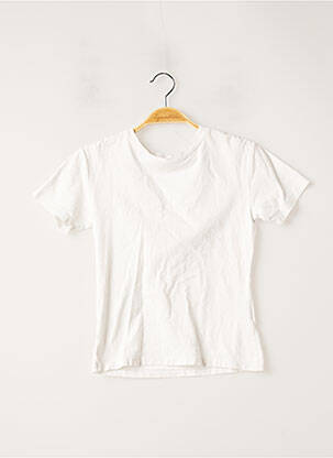 T-shirt stretch manches courtes blanc MONOPRIX garçon