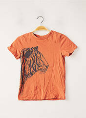 T-shirt orange LA REDOUTE pour garçon seconde vue