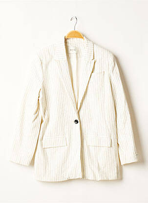 Blazer poches blanc BERENICE femme