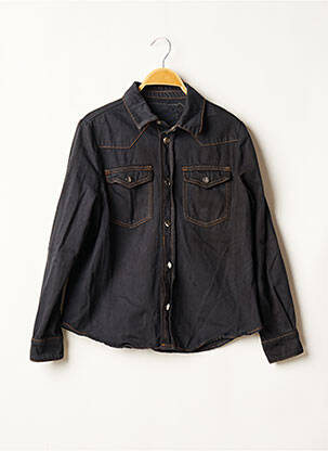 Veste casual col chemisier bleu BERENICE femme